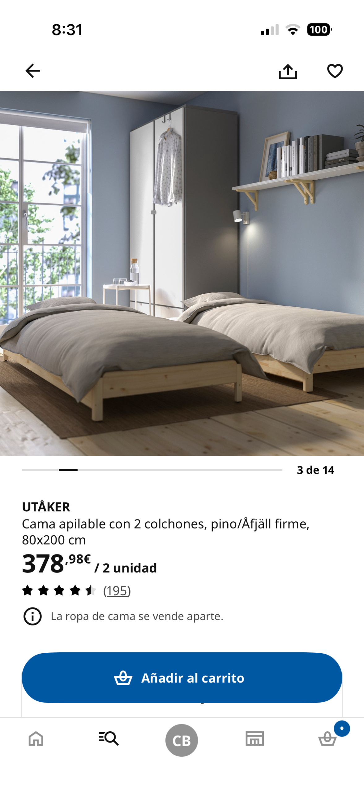 Fotografia del venedor