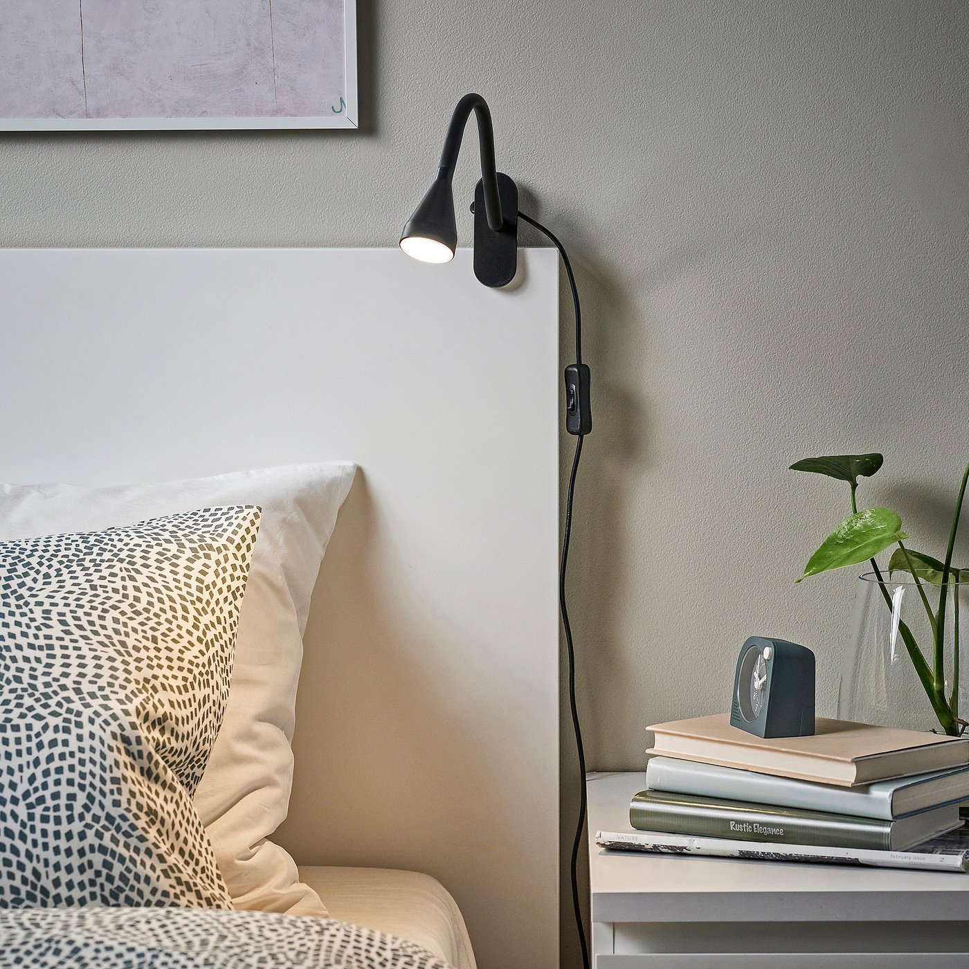 NÄVLINGE LED clamp spotlight, black - As new - €15.00 - Naquera, Spain