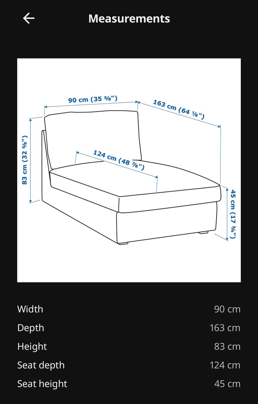 KIVIK CHAISE LOUNGE